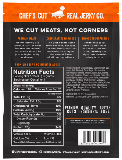 Chipotle Pepper Beef Jerky