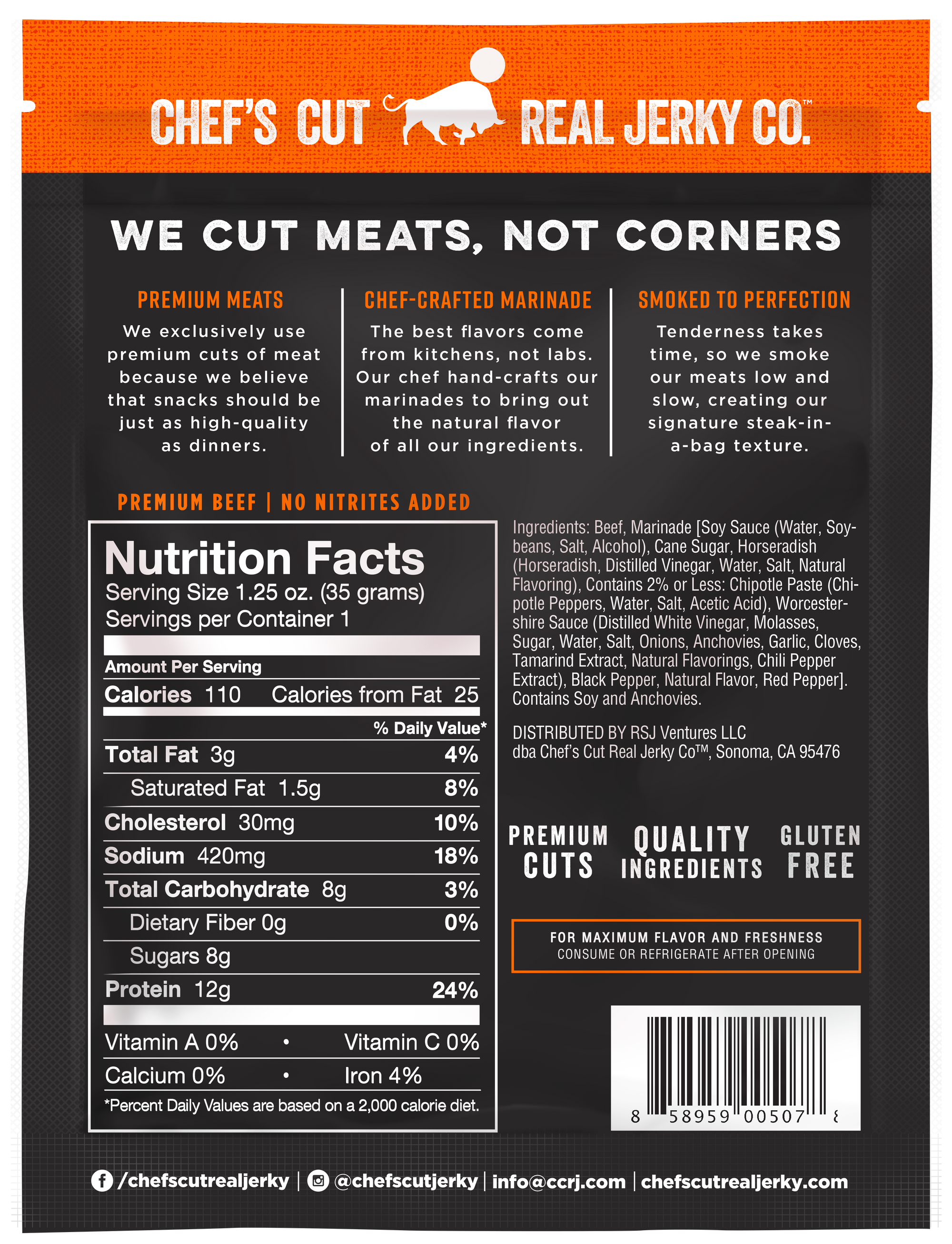 Chipotle Pepper Beef Jerky